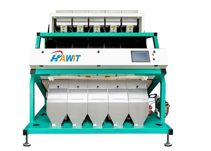 A máquina do classificador da cor do trigo com a forma que classifica -448 canaliza o poder 4.1kw