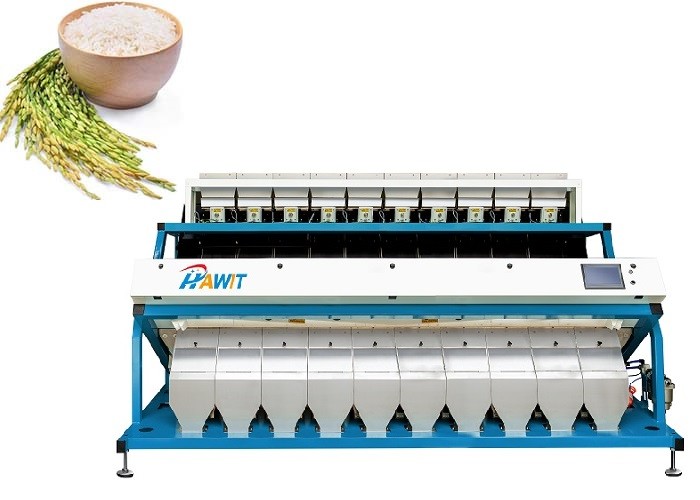 Máquina de classificação industrial do arroz preto