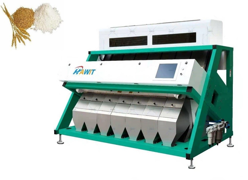 Máquina de classificação automática 50HZ da cor do arroz do CCD de 7 rampas 60HZ
